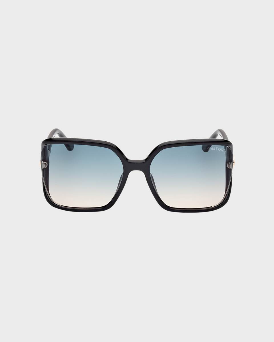 Cut-Out Square Acetate Square Sunglasses